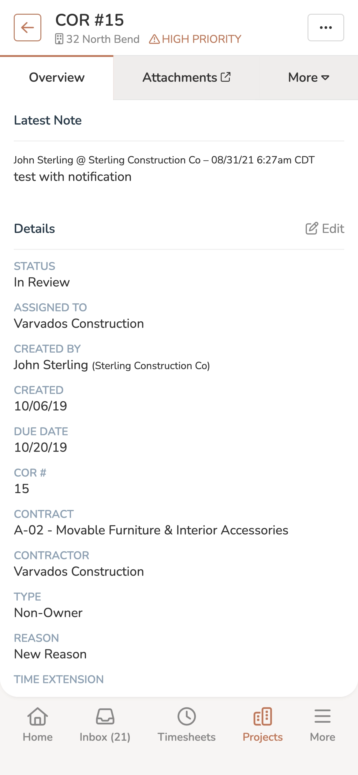Construction Change Orders Software Mobile