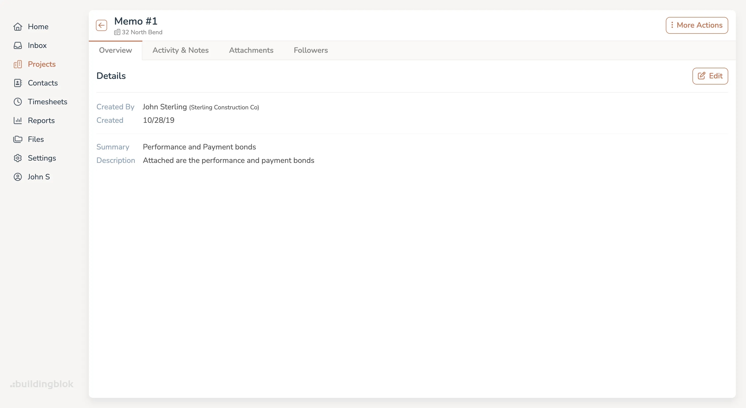 Construction Memos Software Web